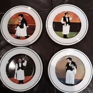 8 Guy Buffet Sommelier 8" plates